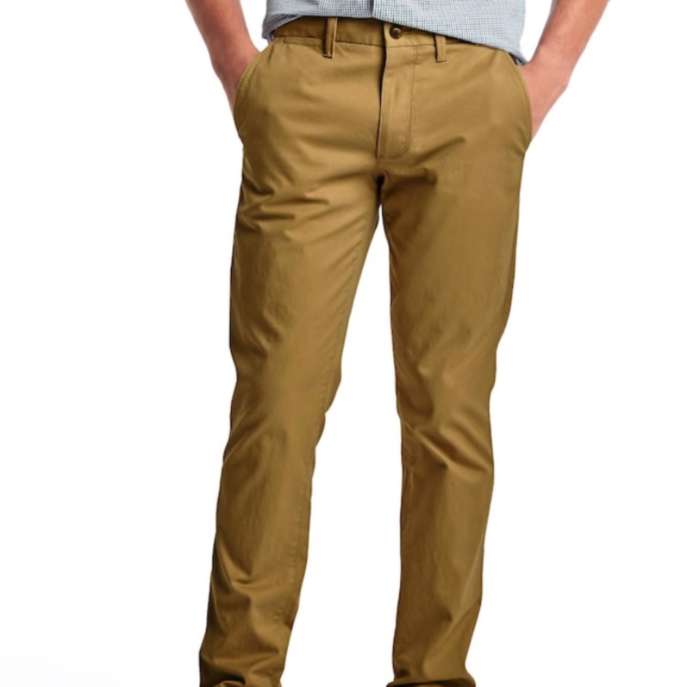 GAP Men’s Palomino Khakis, Slim Fit, Size 31x34.